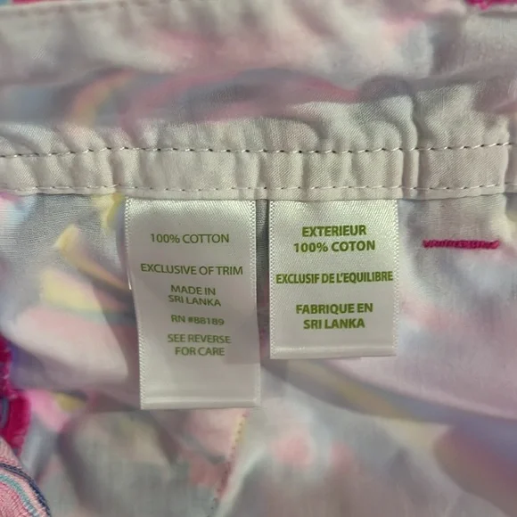 Lilly Pulitzer The Gallahan Multicolor Shorts Size: 6 - Picture 9 of 9